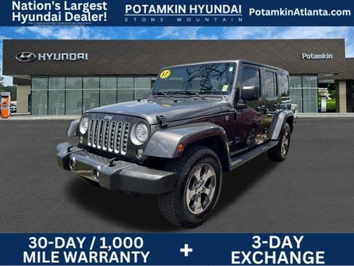 Granite Crystal Clearcoat Metallic 2017 Jeep Wrangler Unlimited Sahara