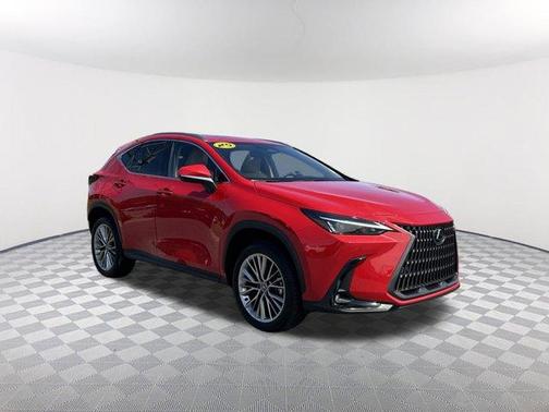Red 2025 Lexus NX 350h Premium