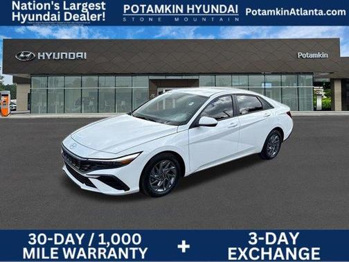 White 2024 Hyundai ELANTRA SEL Sedan