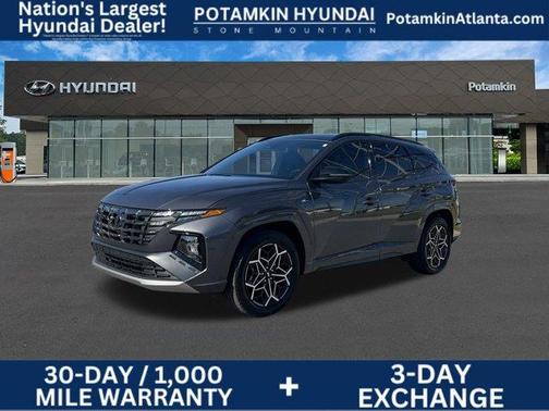 Titanium Gray 2024 Hyundai TUCSON Hybrid N Line