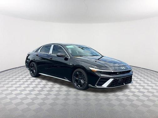 Black 2026 Hyundai ELANTRA N Line