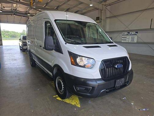 Oxford White 2024 Ford Transit-250 148 WB Medium Roof Cargo