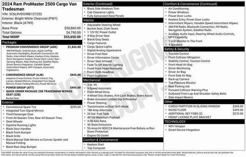 2024 RAM ProMaster 2500 High Roof