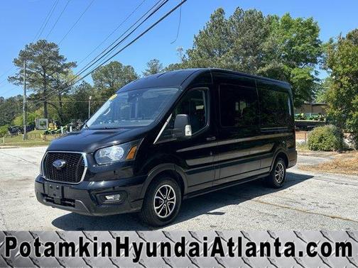 Black Metallic 2023 Ford Transit-350 XLT
