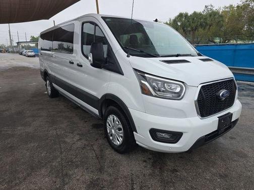 Oxford White 2023 Ford Transit-350 XLT
