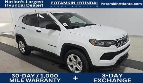 Bright White Clearcoat 2023 Jeep Compass Sport