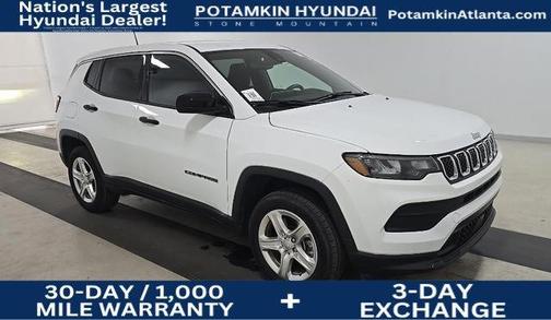 Bright White Clearcoat 2023 Jeep Compass Sport