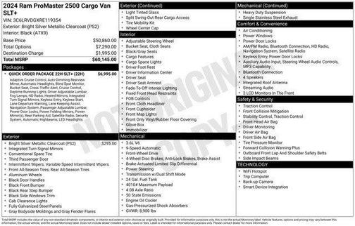 2024 RAM ProMaster 2500 High Roof