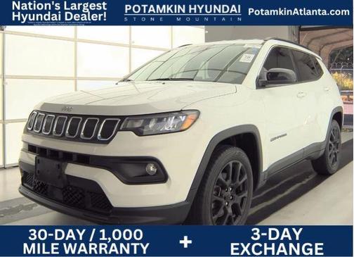 Bright White Clearcoat 2022 Jeep Compass Latitude Lux