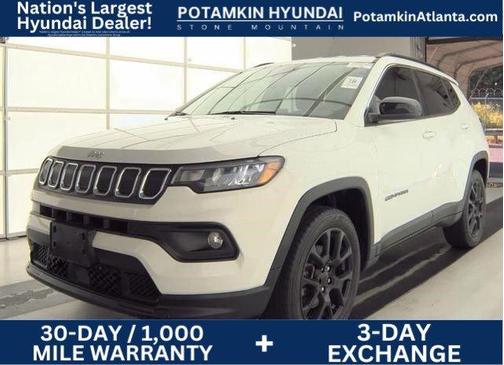 Bright White Clearcoat 2022 Jeep Compass Latitude Lux