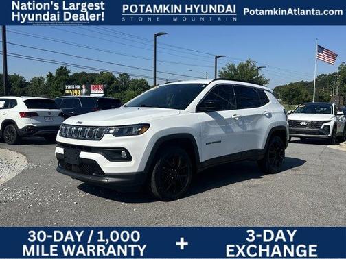 Bright White Clearcoat 2022 Jeep Compass Latitude Lux