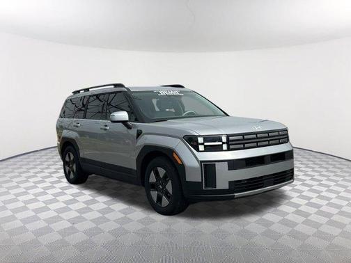 Shimmering Silver 2025 Hyundai SANTA FE HEV SEL