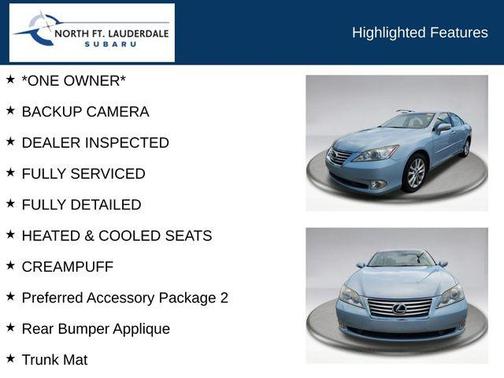 2011 Lexus ES 350 Base