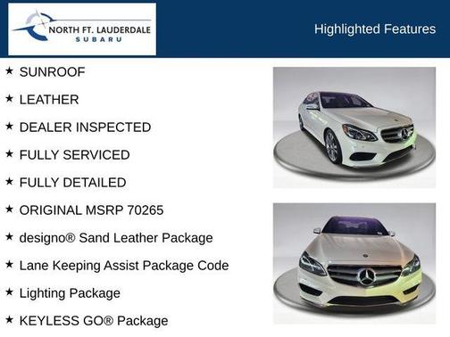 2016 Mercedes-Benz E-Class E 350
