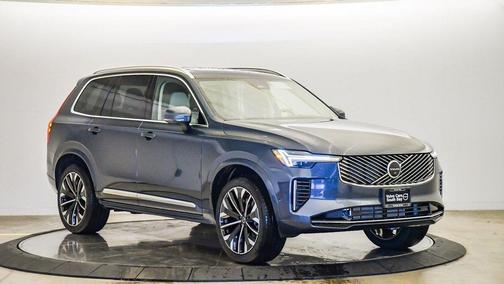 Denim Blue Metallic 2026 Volvo XC90 Plug-In Hybrid Ultra, T8 AWD, Electric/Gasoline, Bright, 7 Seats