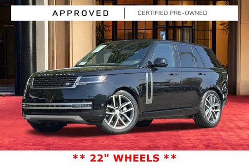 Black 2024 Land Rover Range Rover P400 SE