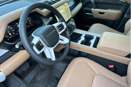 Carpathian Grey Premium Metallic 2026 Land Rover Defender P500 X-Dynamic SE