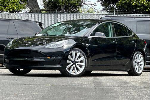 Solid Black 2019 Tesla Model 3 Long Range