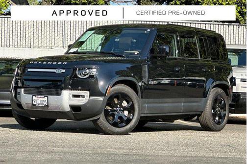 Santorini Black Metallic 2025 Land Rover Defender 110 P400 S