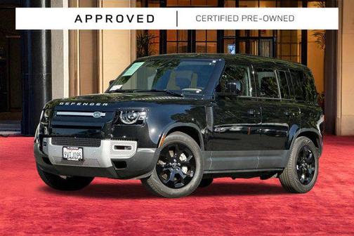 Santorini Black Metallic 2025 Land Rover Defender 110 P400 S