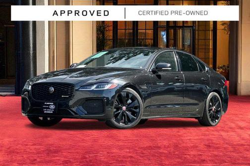 Santorini Black Metallic 2022 Jaguar XF R-Dynamic SE P300 AWD Automatic