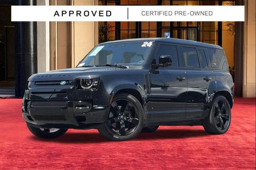 Santorini Black Metallic 2024 Land Rover Defender 110 V8