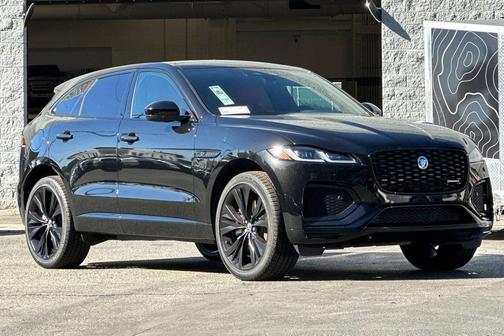 Santorini Black 2025 Jaguar F-PACE R-Dynamic S P400 AWD Automatic