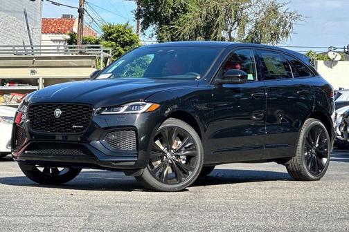 Santorini Black 2025 Jaguar F-PACE R-Dynamic S P400 AWD Automatic