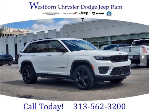 Bright White Clearcoat 2024 Jeep Grand Cherokee Altitude