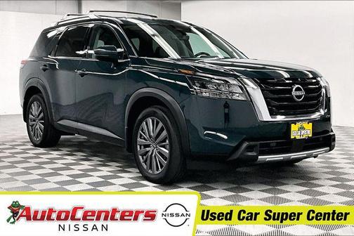 Obsidian Green Pearl 2025 Nissan Pathfinder SL 4WD