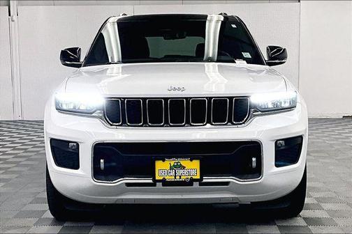 Bright White Clearcoat 2024 Jeep Grand Cherokee Overland