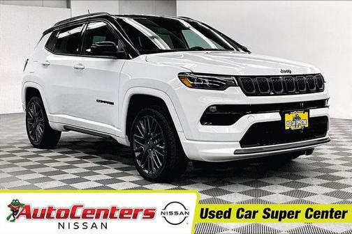 Bright White Clearcoat 2023 Jeep Compass High Altitude