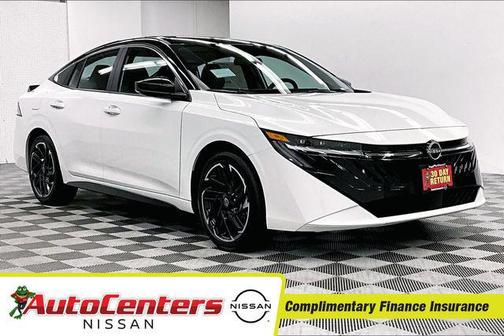 Aspen White/Super Black 2026 Nissan Sentra SR