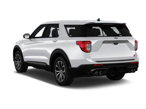 Star White Metallic Tri-Coat 2022 Ford Explorer ST