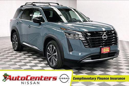 Baltic Teal 2026 Nissan Pathfinder Platinum