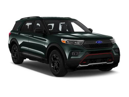 Forged Green Metallic 2022 Ford Explorer Timberline