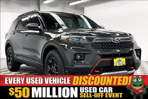 Forged Green Metallic 2022 Ford Explorer Timberline
