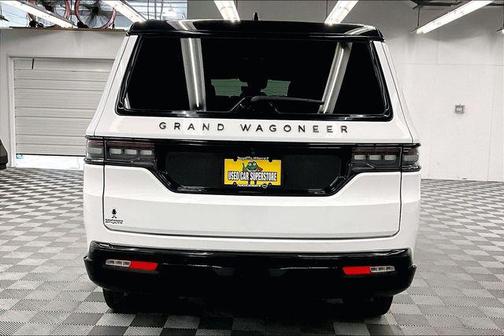 Bright White Clearcoat 2024 Jeep Grand Wagoneer L Series III Obsidian 4x4