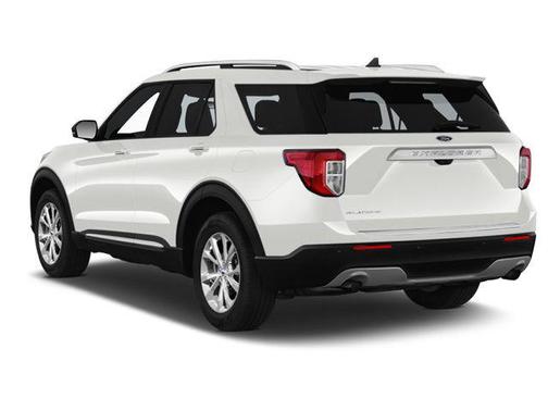White 2025 Ford Explorer Platinum