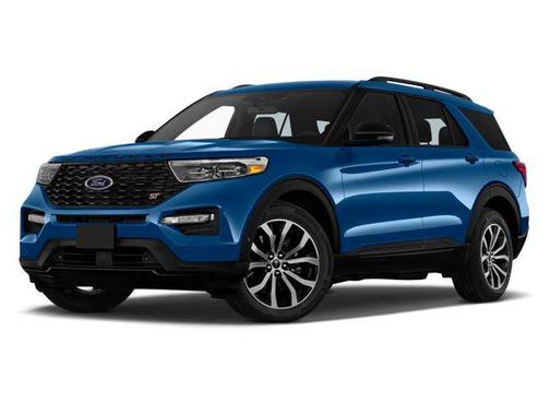 Agate Black Metallic 2023 Ford Explorer ST-Line