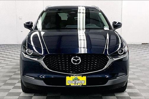 Deep Crystal Blue Mica 2024 Mazda CX-30 2.5 S Preferred Package