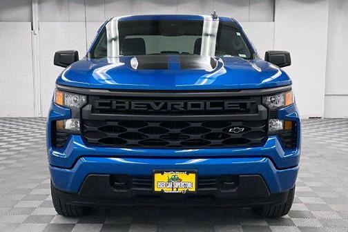 Glacier Blue Metallic 2024 Chevrolet Silverado 1500 Custom
