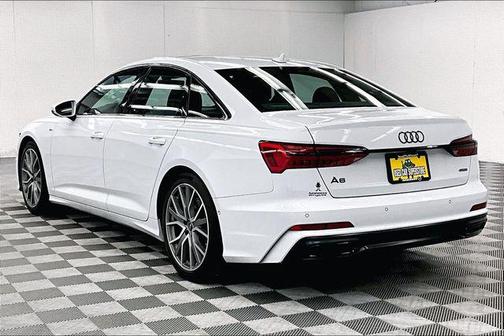 Glacier White Metallic 2022 Audi A6 55 Premium Plus