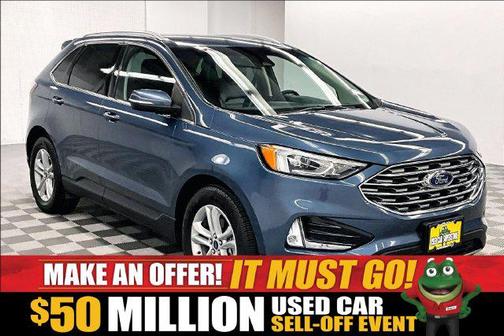Blue Metallic 2019 Ford Edge SEL