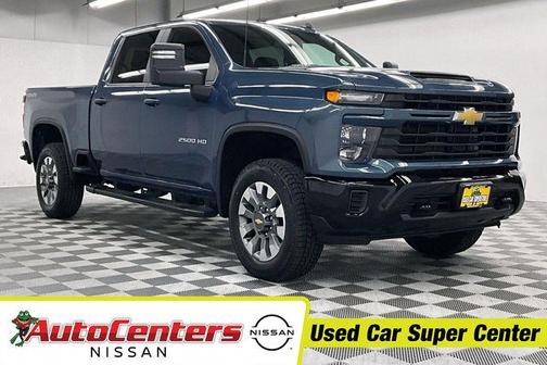 Lakeshore Blue Metallic 2025 Chevrolet Silverado 2500 Custom