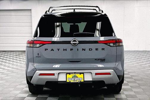 Solid Gray/Super Black 2024 Nissan Pathfinder Platinum 4WD