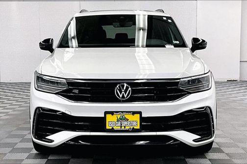 Opal White 2023 Volkswagen Tiguan 2.0T SE R-Line Black