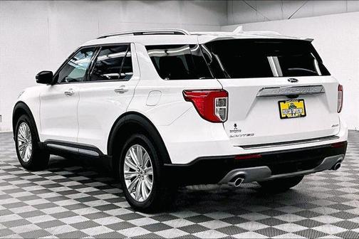 Star White Metallic Tri-Coat 2024 Ford Explorer Limited