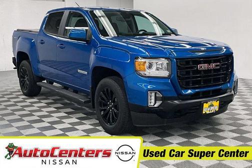 Dynamic Blue Metallic 2021 GMC Canyon Elevation