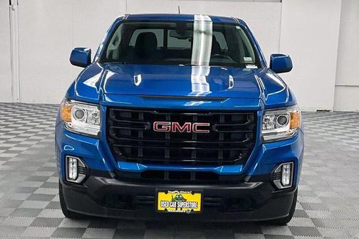 Dynamic Blue Metallic 2021 GMC Canyon Elevation